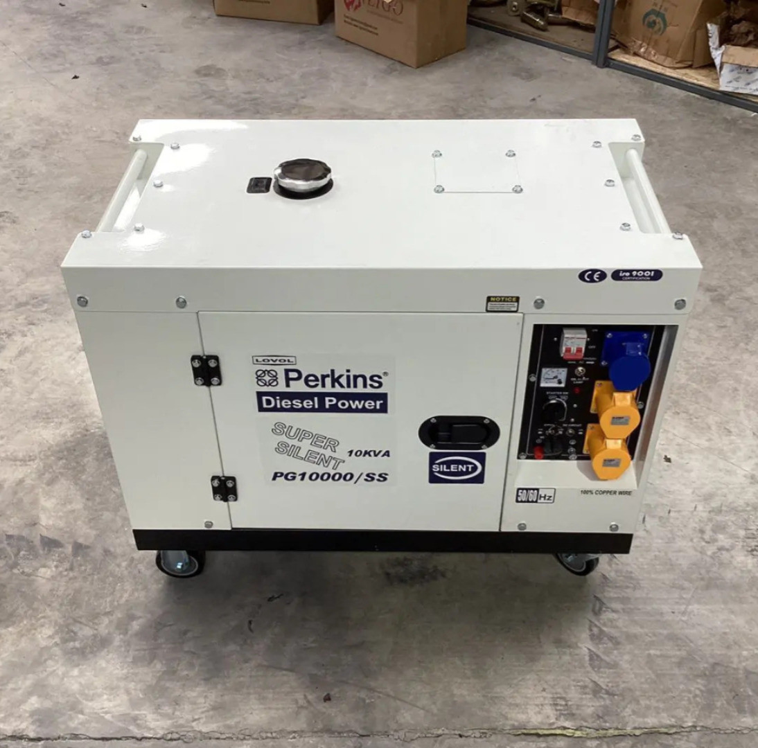 Groupe Électrogène Diesel Perkins 10kVA – Puissance Fiable et Continue - Appareil tout neuf et performant