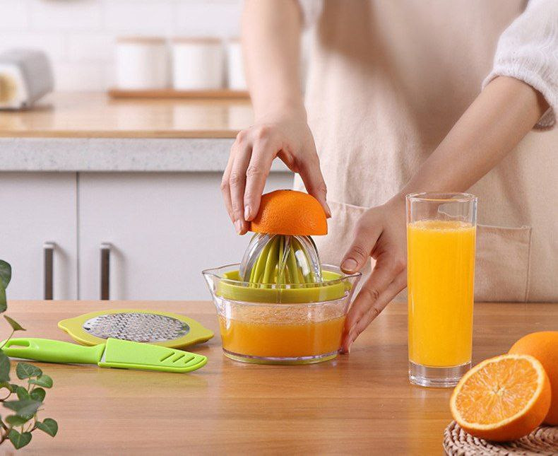 Presse-agrumes manuel domestique de citron, orange, pamplemousse