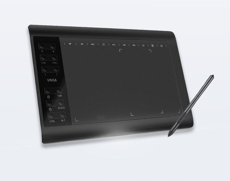 VINSA tablette numérique dessin tablette ordinateur peut être connecté au téléphone Android