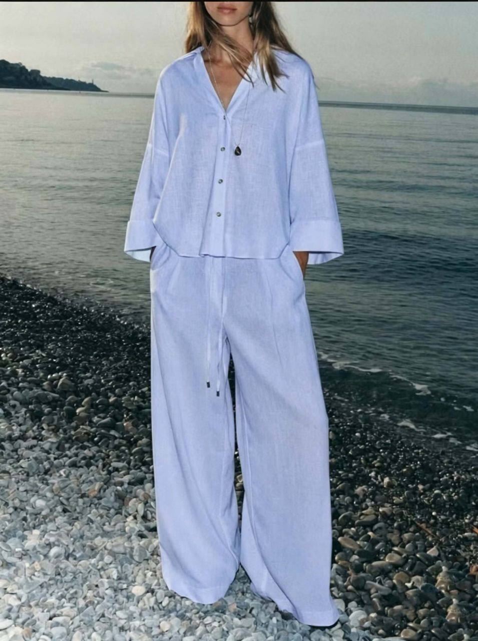女士衬衫套装，纯色，2026新款，休闲风格