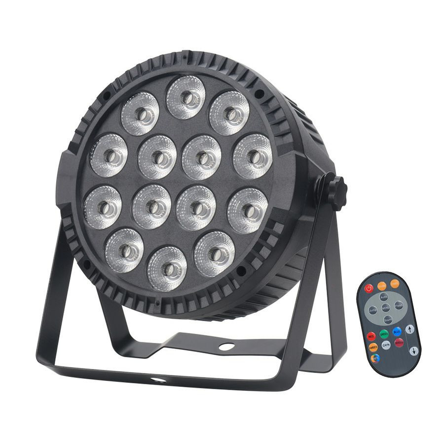 Projecteur PAR LED de scène de 14 lampes, couramment utilisé pour des événements comme des fêtes ou des spectacles.