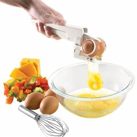 Séparateur manuel de blancs d'œufs Coupe-œufs Séparateur d'œufs Pince à œufs Batteur à coquilles d'œufs
