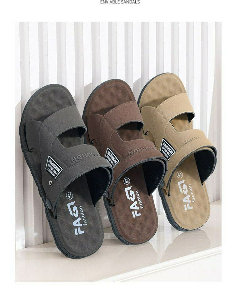 Nouvelles Sandales ou chaussures de plage pour hommes résistant à l'usure papa anti-odeur respirant épais décontractées pour hommes