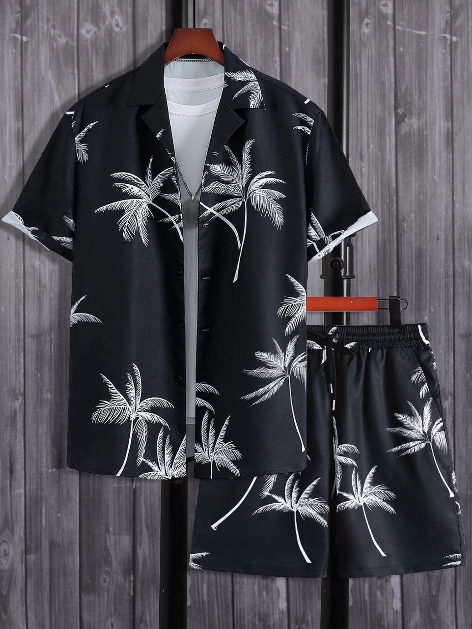 Chemise hawaïenne décontractée à manches courtes chemise pour hommes à la mode - chemise de plage et fete