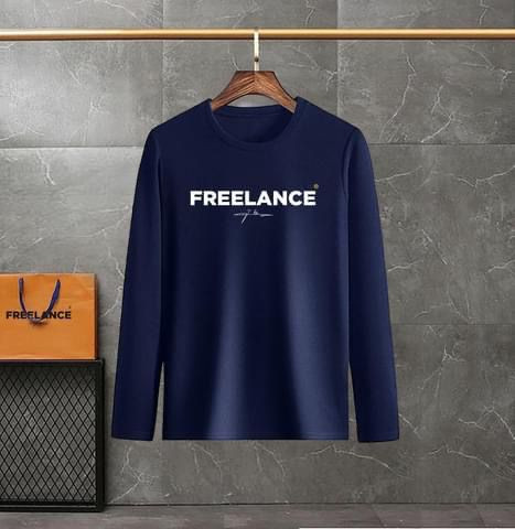 Polo FREELANCE pour jeunes hommes et femmes - Habit 100% cotton manche longue de tendance made by Jules Beco disponible en 3 couleurs