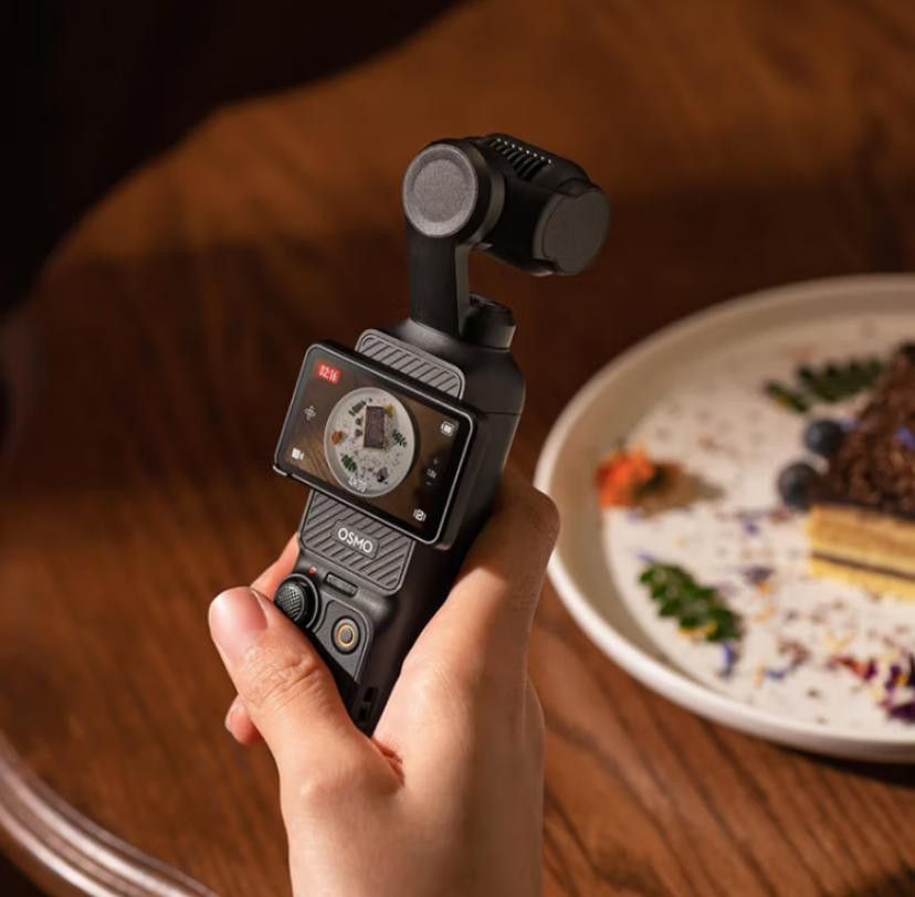 DJI Pocket3 Osmo Pocket Gimbal Caméra Portable de Voyage Vlog Vidéo en Direct 99% neuf