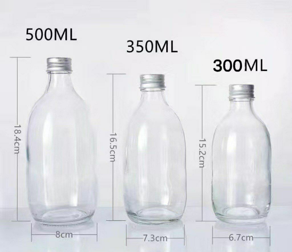 Bouteille d'eau  bouteille en verre vide bouteille de thé infusée à froid bouteille de café infusée à froid