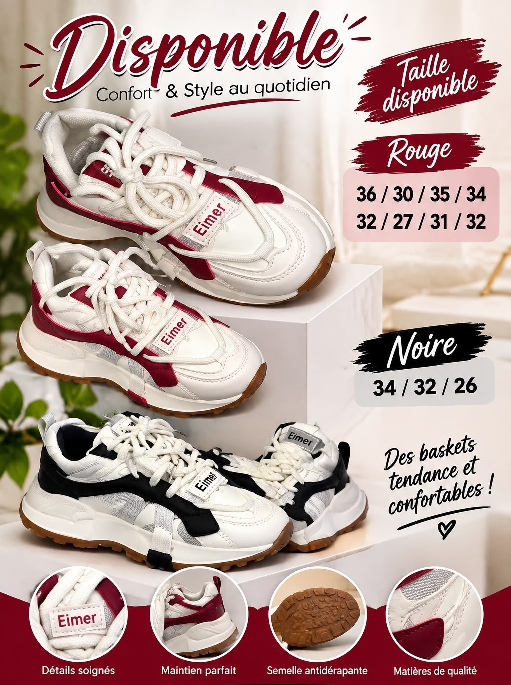 ST02 | Baskets Enfants de qualité – Confort & Style au quotidien