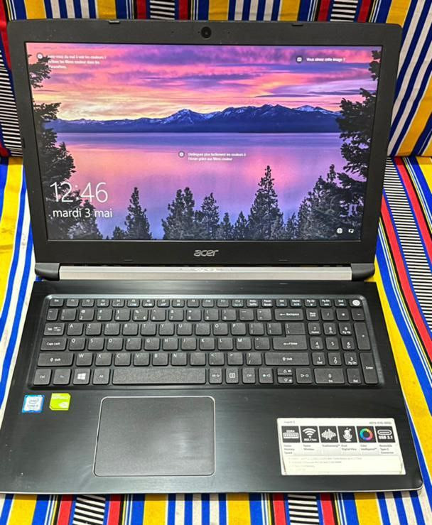 * ACER ASPIRE 5 A515-51G-50QS*  PC slim Core i5  Ram 8gb DDR4  Ssd 256gb 7th gen